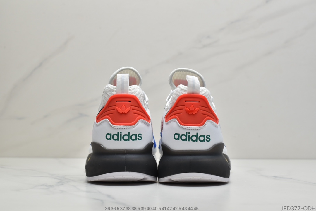 170 公司级阿迪达斯Adidas Originals ZX 2K Boost 全新爆米花缓震休闲运动跑鞋FZ4839