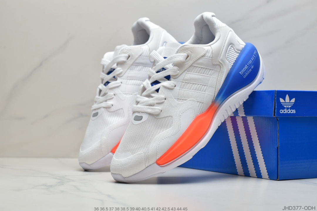190 公司级 ZX Alkyne Boost 易烊千玺同款 爆米花中底 复古运动休闲跑步鞋 货号：FV2315