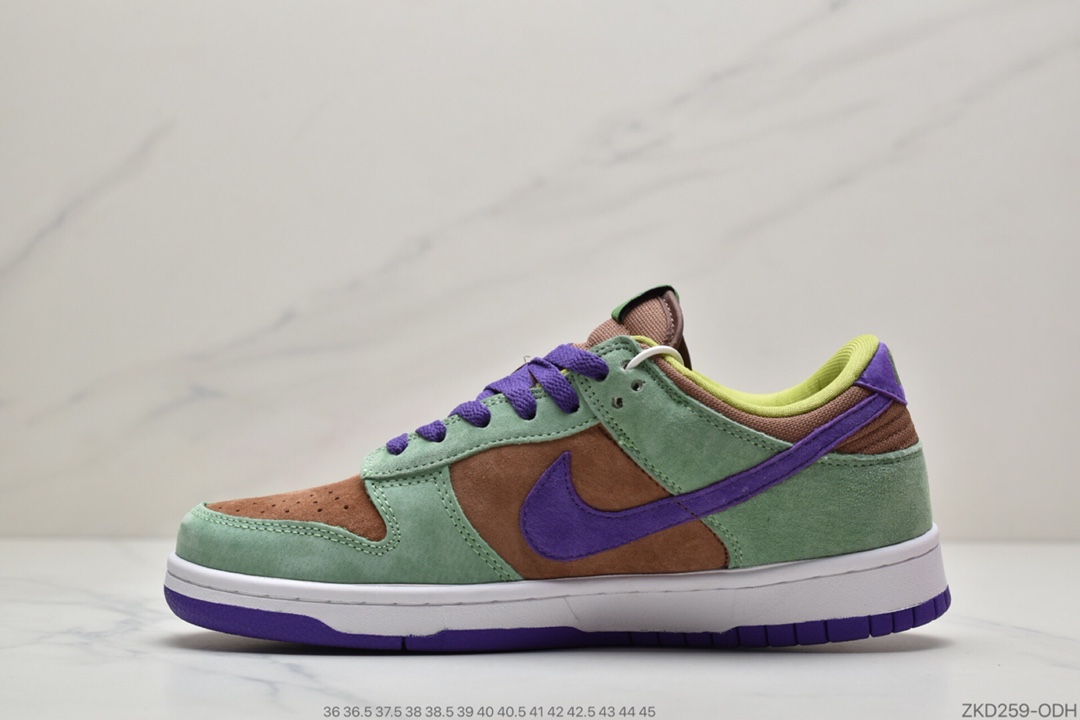 270 公司级耐克Nike Dunk Low SP “Veneer” 棕绿 扣篮系列复古低帮休闲运动滑板板鞋DA1469-200