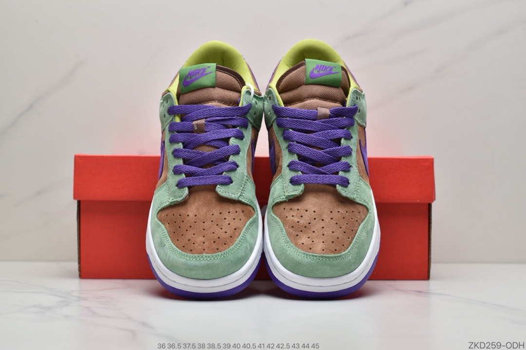 270 公司级耐克Nike Dunk Low SP “Veneer” 棕绿 扣篮系列复古低帮休闲运动滑板板鞋DA1469-200