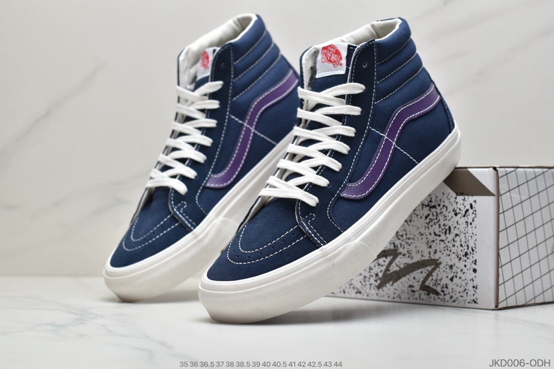 160 公司级范斯Vans SK8-Hi高帮经典款帆布鞋滑板鞋VN0A4BVB20T高帮男女鞋休闲帆布鞋板鞋