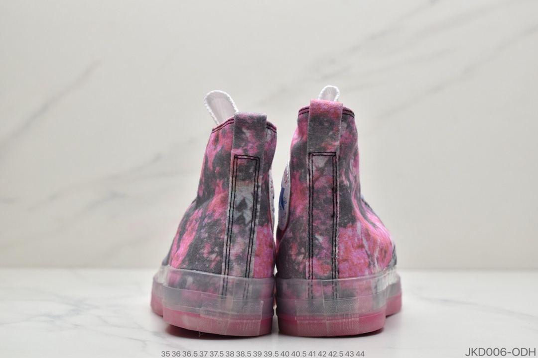 160 公司级匡威 花卉 高帮 印花图案 果冻底 Converse X Shaniqwa Jarvis Chuck Taylor CX 系列