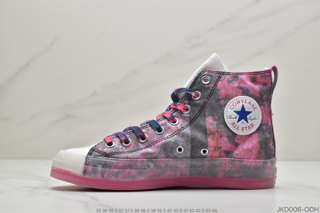 160 公司级匡威 花卉 高帮 印花图案 果冻底 Converse X Shaniqwa Jarvis Chuck Taylor CX 系列