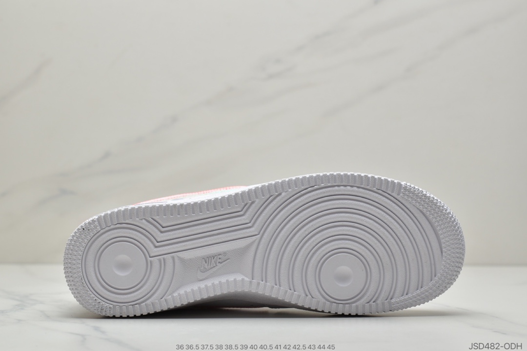 200 公司级Nike Air Force 1’07”Have A Good Game”空军一号经典低帮百搭休闲运动板鞋“皮革白黑炫彩PVC魔术贴”DC0710-191