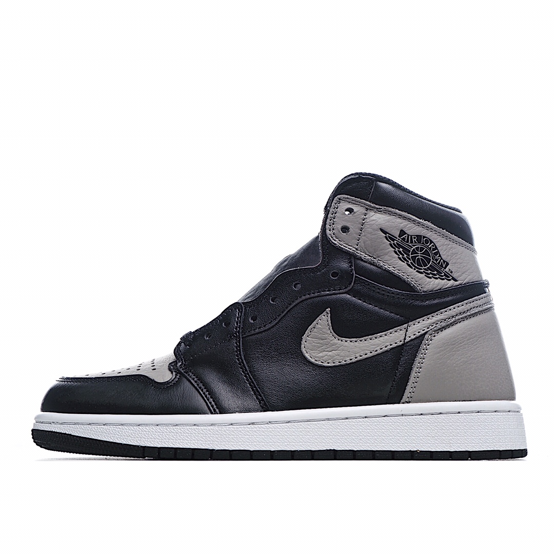 I5 NK Air Jordan 1 Retro High OG”Satin Snake”AJ1代经典复古高帮百搭文化篮球鞋 黑灰 影子灰