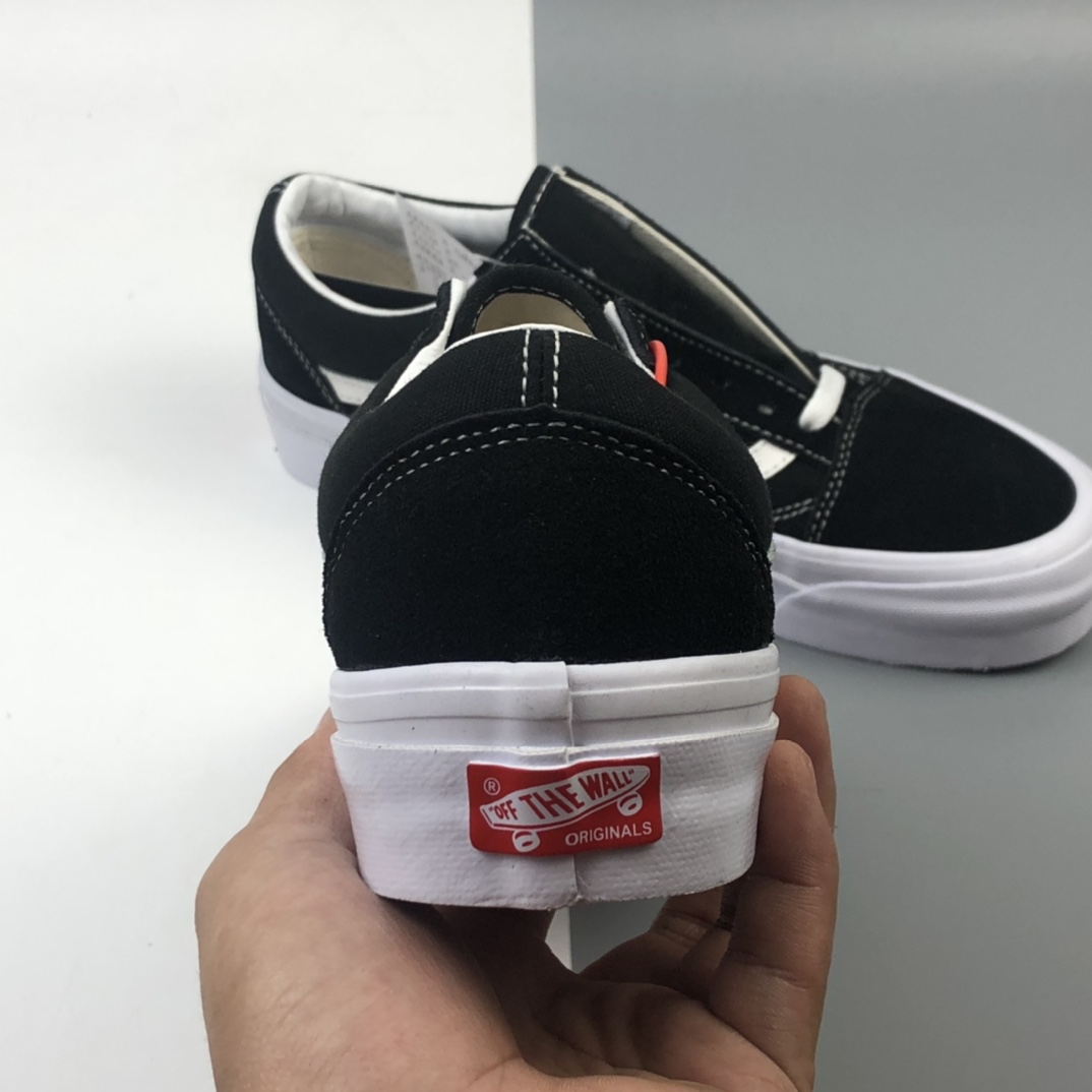 120 Vans OG Old Skool Lx万斯复古黑低帮帆布鞋滑板鞋 VN0A4P3XOIU