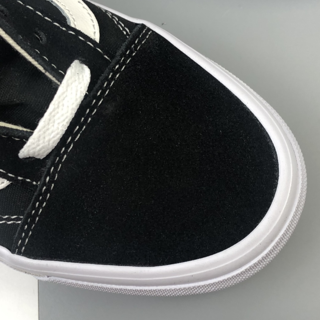 120 Vans OG Old Skool Lx万斯复古黑低帮帆布鞋滑板鞋 VN0A4P3XOIU