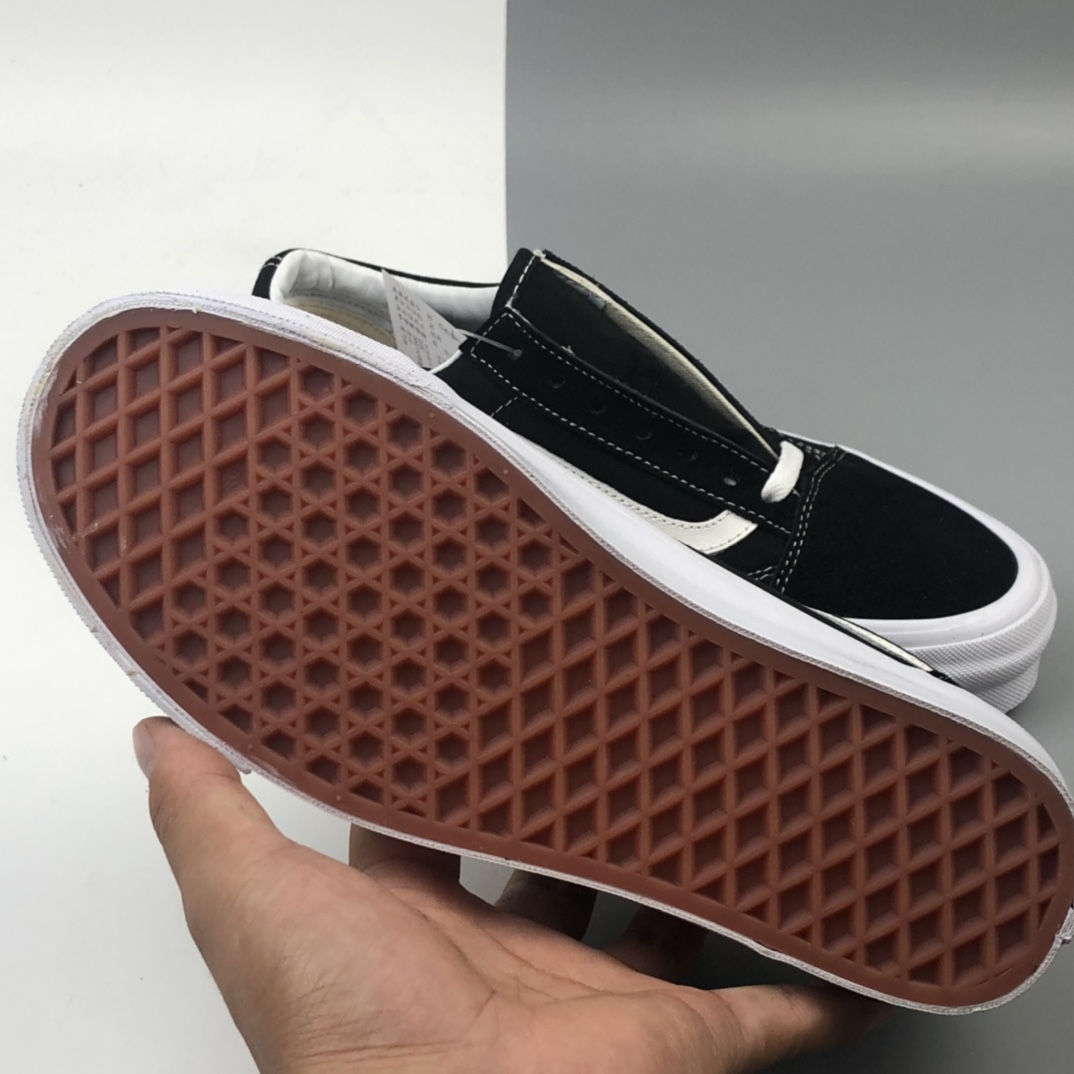 120 Vans OG Old Skool Lx万斯复古黑低帮帆布鞋滑板鞋 VN0A4P3XOIU