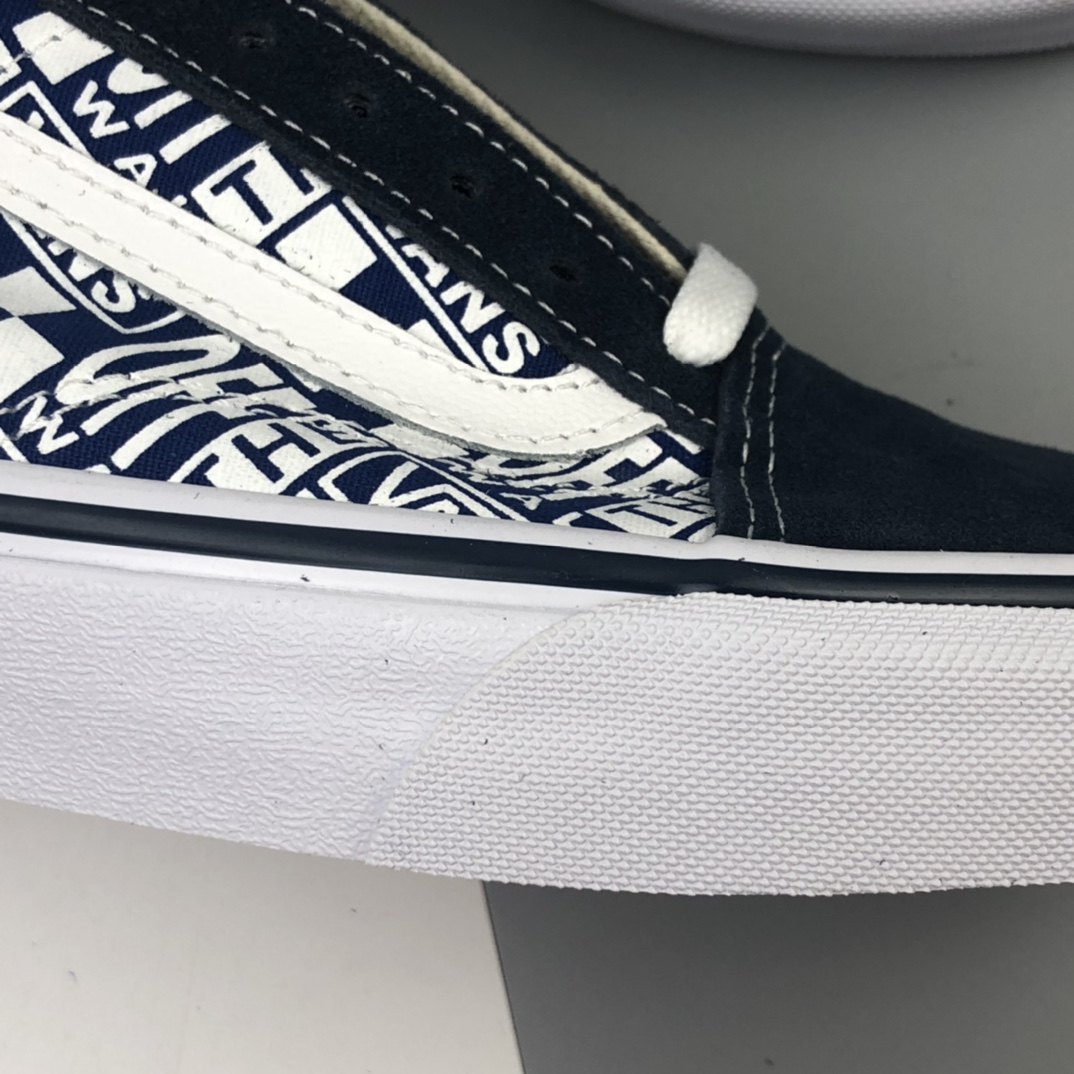 150 Off White x Vans Old Skool 联名款低帮滑板运动鞋 VN0A38DMVCQ