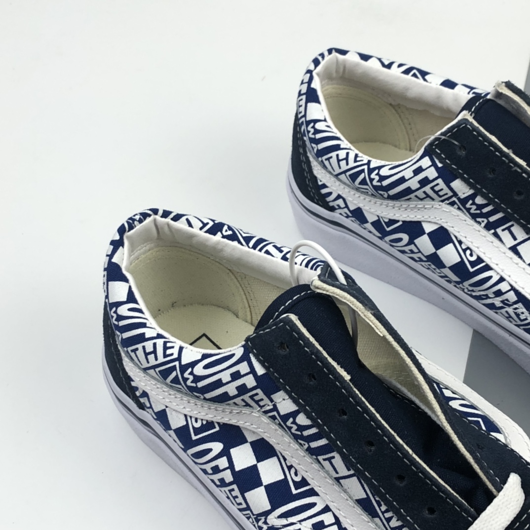 150 Off White x Vans Old Skool 联名款低帮滑板运动鞋 VN0A38DMVCQ