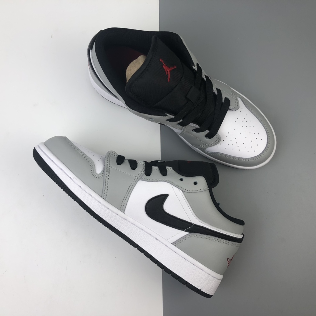 200  Nike Air Jordan 1 Low“ 烟灰” 小Dior AJ1 乔1 低帮潮流缓震运动休闲板鞋 553560-030