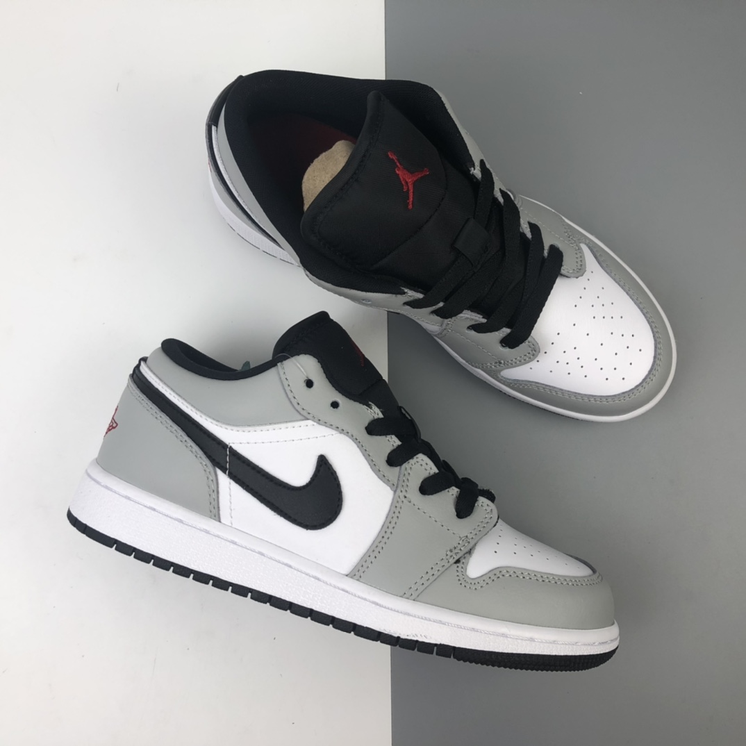 200  Nike Air Jordan 1 Low“ 烟灰” 小Dior AJ1 乔1 低帮潮流缓震运动休闲板鞋 553560-030