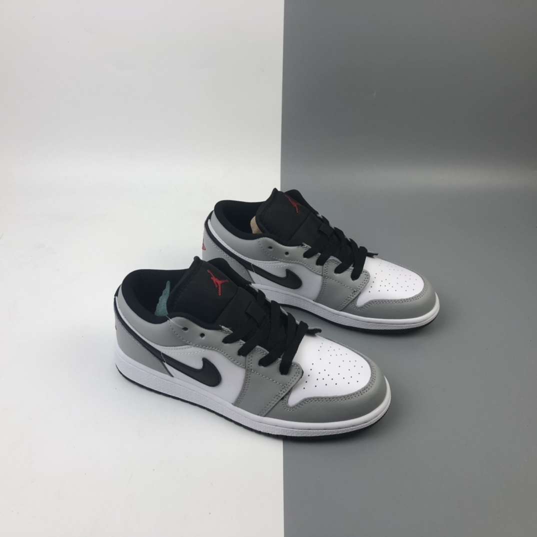 200  Nike Air Jordan 1 Low“ 烟灰” 小Dior AJ1 乔1 低帮潮流缓震运动休闲板鞋 553560-030