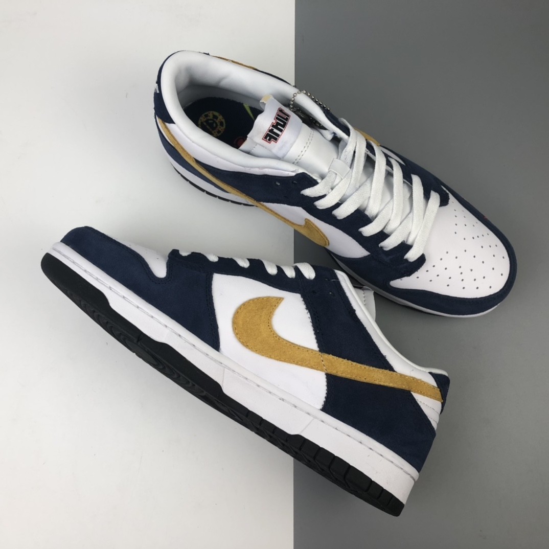 220 韩国时尚品牌 Kasinax Nike SB Dunk Low  “80s Bus”SB板鞋 旅行 主题系列 高速公路 海军蓝色 工业蓝色 釜山行 蓝黄色 CZ6501-100