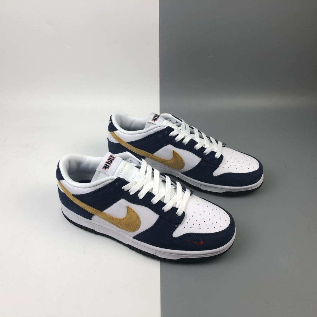 220 韩国时尚品牌 Kasinax Nike SB Dunk Low  “80s Bus”SB板鞋 旅行 主题系列 高速公路 海军蓝色 工业蓝色 釜山行 蓝黄色 CZ6501-100