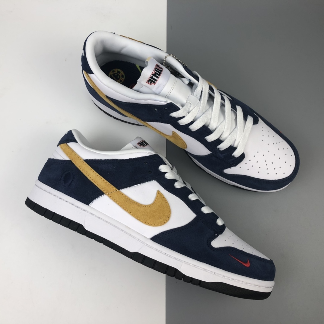 220 韩国时尚品牌 Kasinax Nike SB Dunk Low  “80s Bus”SB板鞋 旅行 主题系列 高速公路 海军蓝色 工业蓝色 釜山行 蓝黄色 CZ6501-100