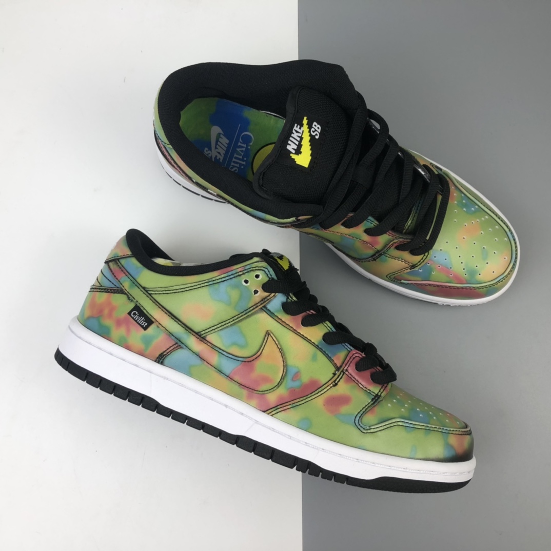 330 Civilist x Nike SB Dunk Low 热成像 扣篮系列复古低帮休闲运动滑板鞋 CZ5123-001
