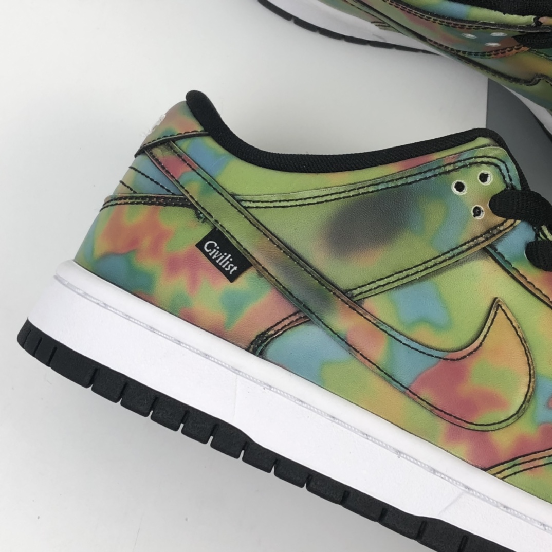 330 Civilist x Nike SB Dunk Low 热成像 扣篮系列复古低帮休闲运动滑板鞋 CZ5123-001
