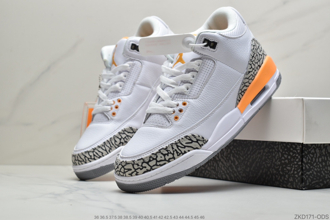 270 公司级Air Jordan 3 “Court Purple”黑紫整双鞋采用黑色打底CT8532-050