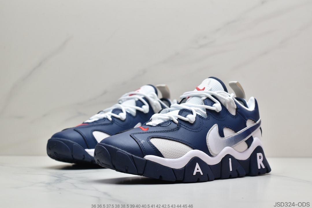 200 公司级耐克Nike Air Barrage Low 火力攻击系列男士复古中帮文化篮球鞋CD7510-100