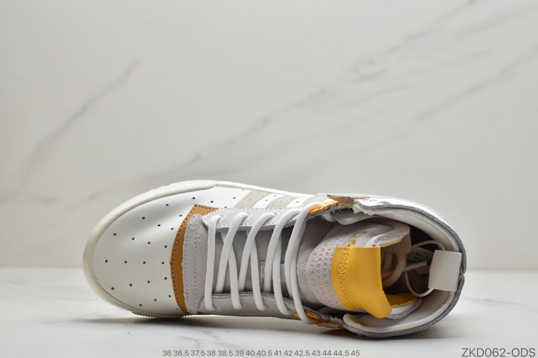 270 公司级Adidas 阿迪达斯 Rivalry RM CHI 三叶草 BOOST中底 高帮皮面休闲板鞋 EG9315