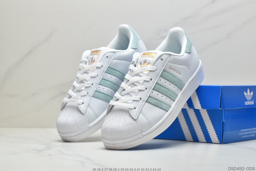 100 阿迪达斯 Adidas Superstar 贝壳头经典休闲板鞋 CP9506