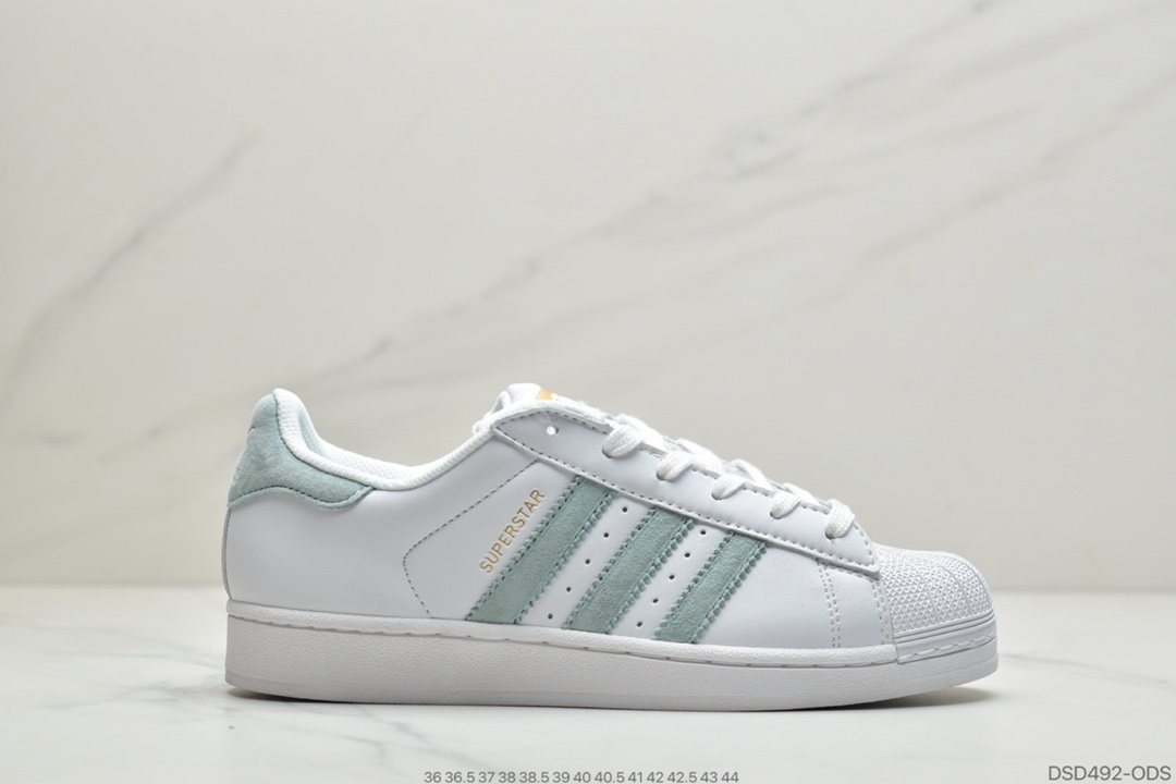 100 阿迪达斯 Adidas Superstar 贝壳头经典休闲板鞋 CP9506