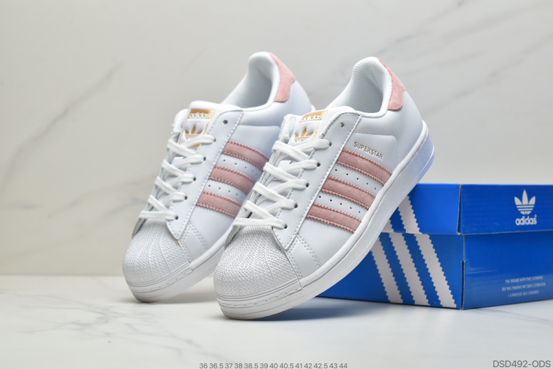 100 阿迪达斯 Adidas Superstar 贝壳头经典休闲板鞋 CP9506