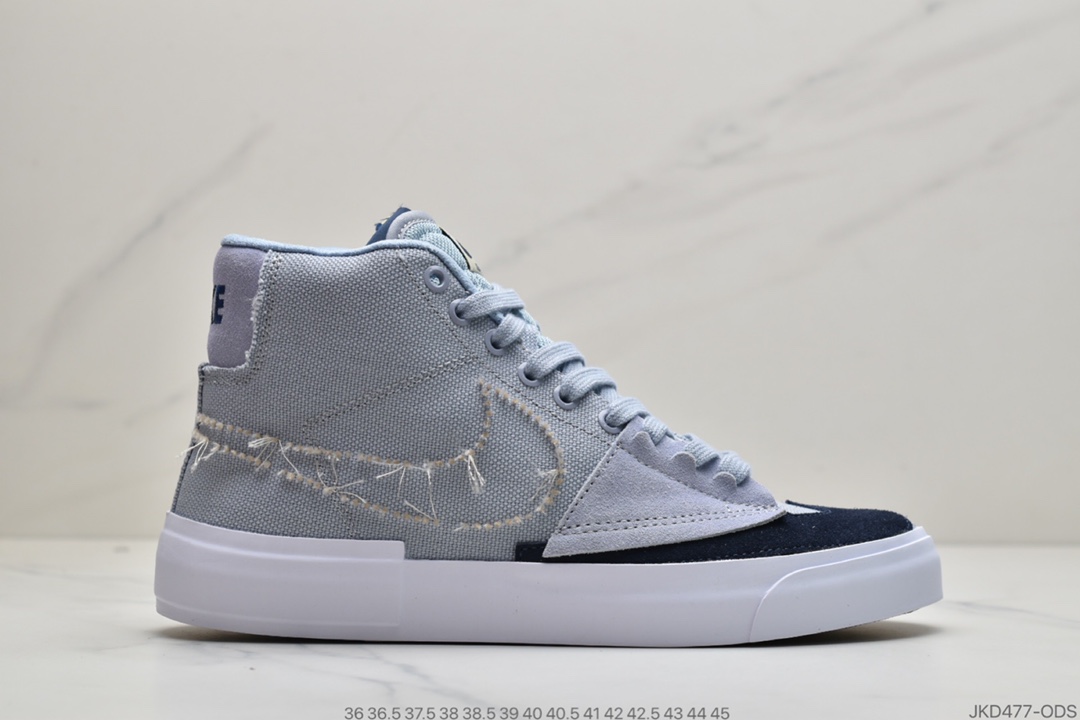 160 公司级Nike SB Zoom Blazer Mid Edge 拆线开拓者解构风格 CI3833-100