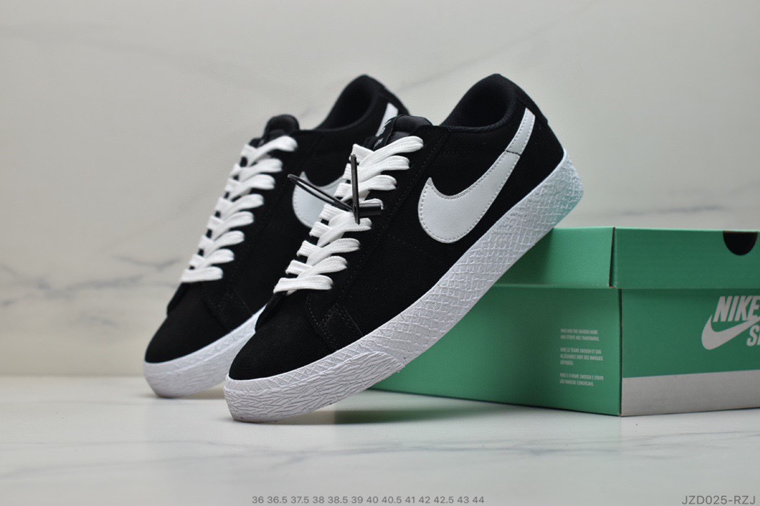 140 公司级渠道正品订单  外围充正Nike Blazer SB 滑板系列经典百搭低帮开拓者休闲运动板鞋