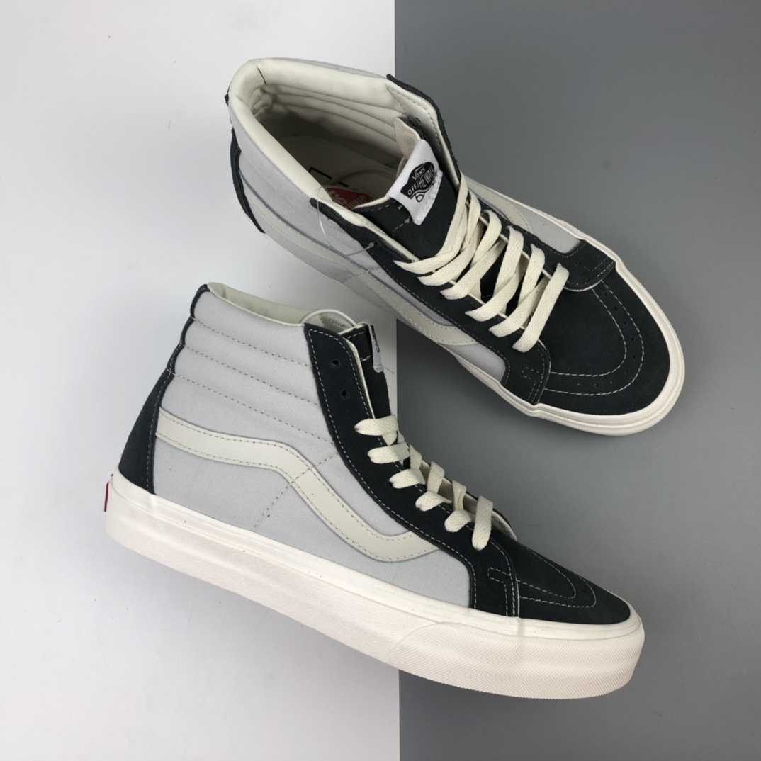 160 Vans Sk8-Hi Vlt Lx 高端支线高帮麂皮拼接休闲板鞋 VN0A4CS5W43