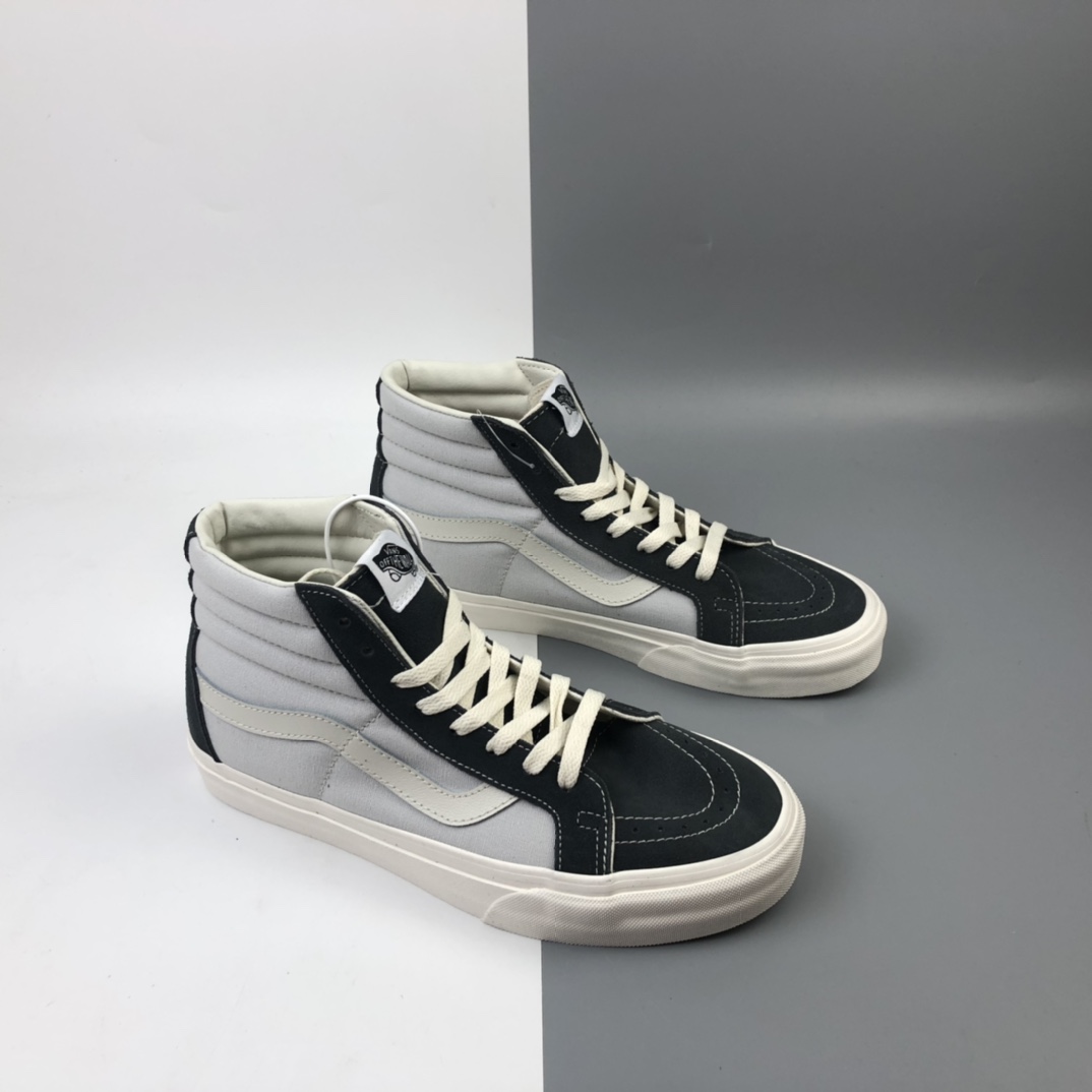 160 Vans Sk8-Hi Vlt Lx 高端支线高帮麂皮拼接休闲板鞋 VN0A4CS5W43