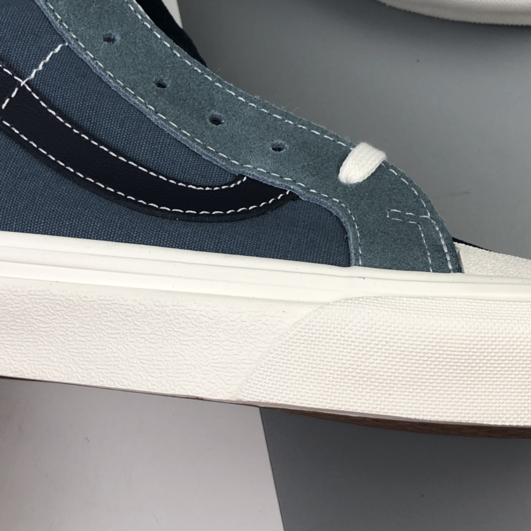 160 Vans Vault OG Style 138 Lx 高端支线包头杀人鲸系列麂皮帆布高帮休闲板鞋 VN0A4BGZ817