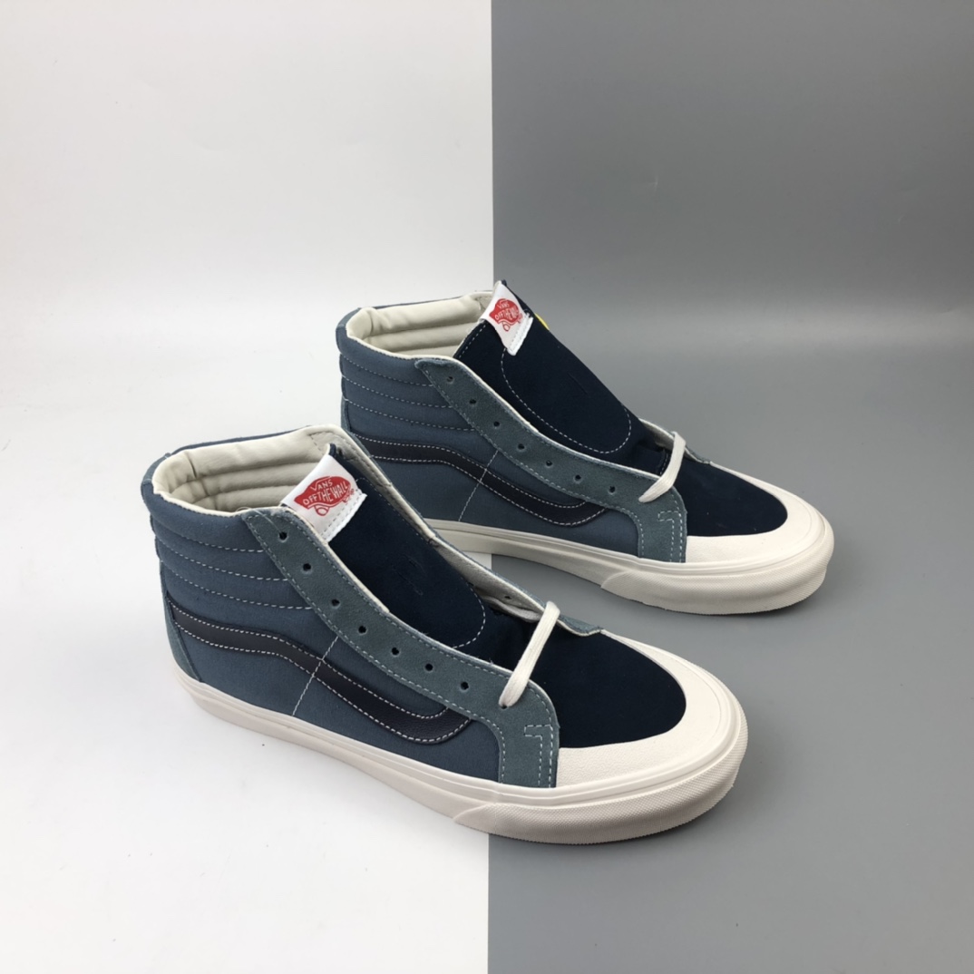160 Vans Vault OG Style 138 Lx 高端支线包头杀人鲸系列麂皮帆布高帮休闲板鞋 VN0A4BGZ817