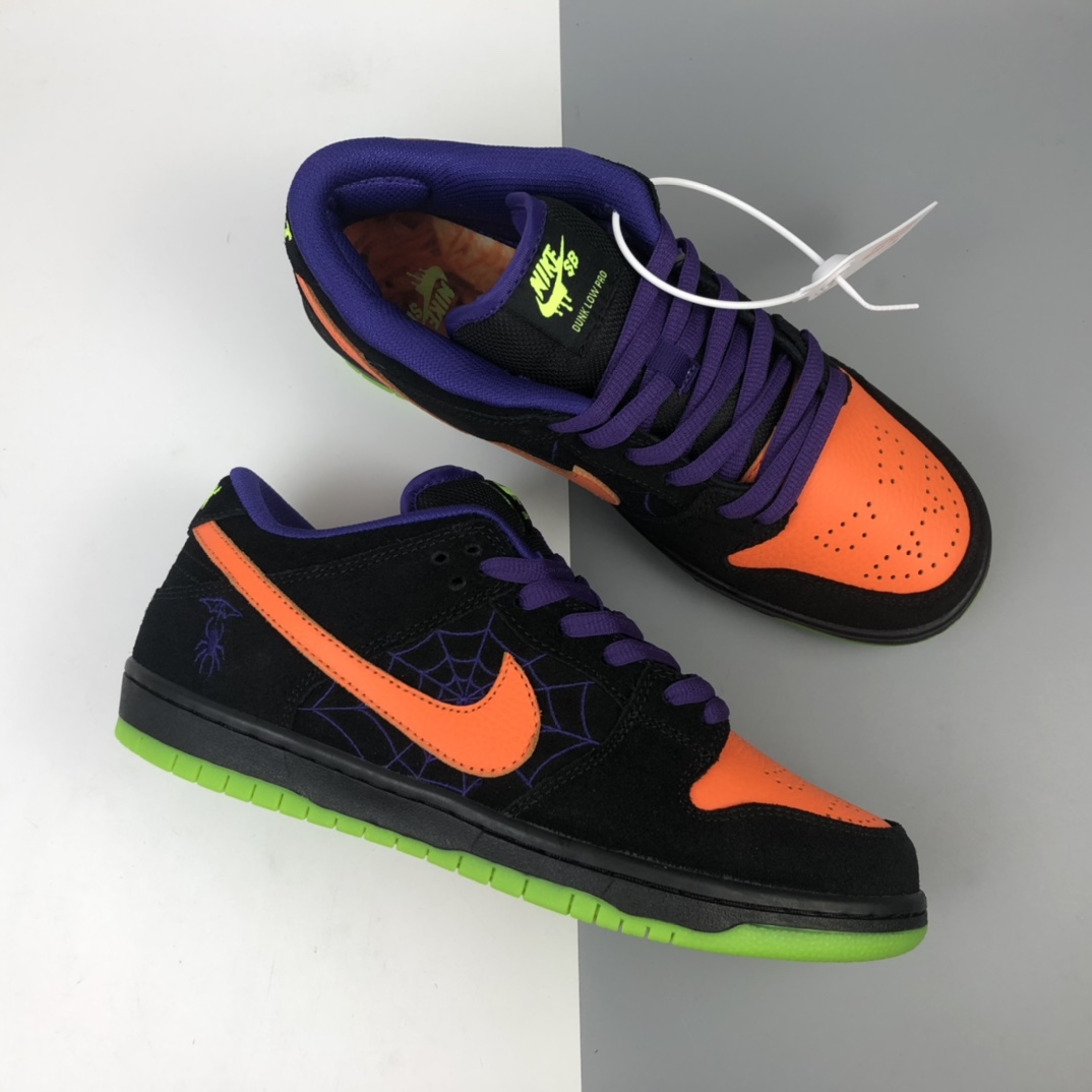 390 Nike SB Dunk Low Night of Mischief 万圣节 BQ6817-006