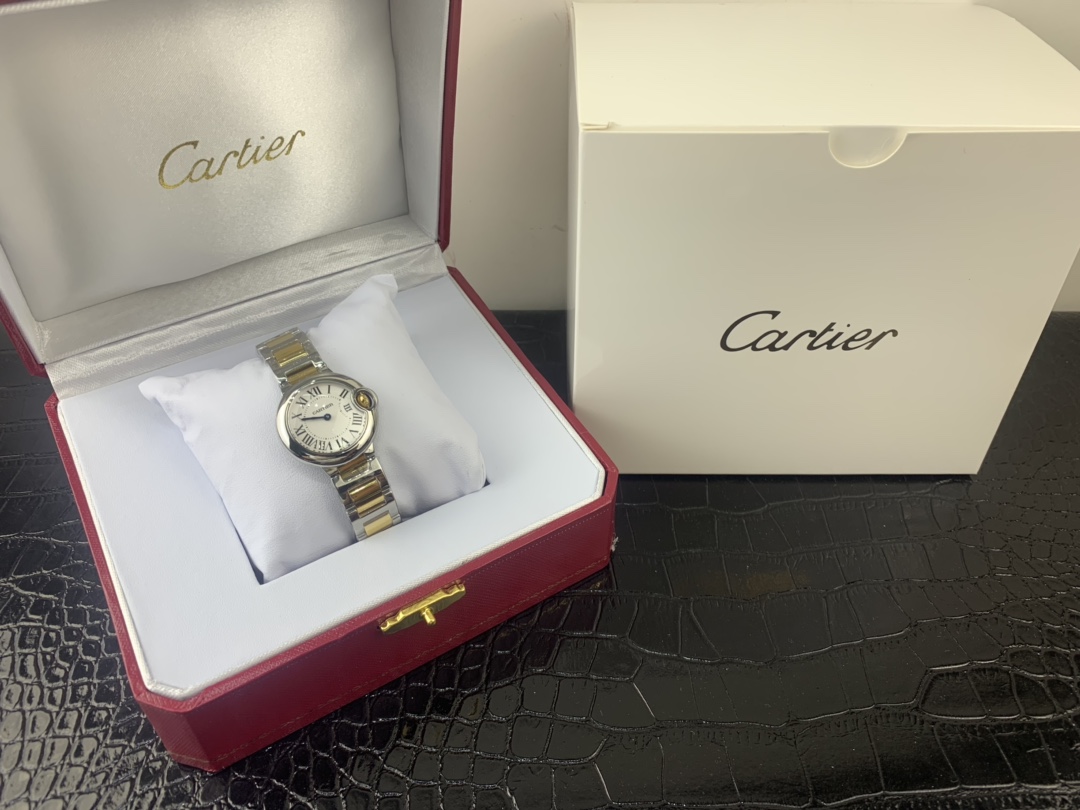 Cartier 皇家 卡地亚蓝气球系列28尺寸女表