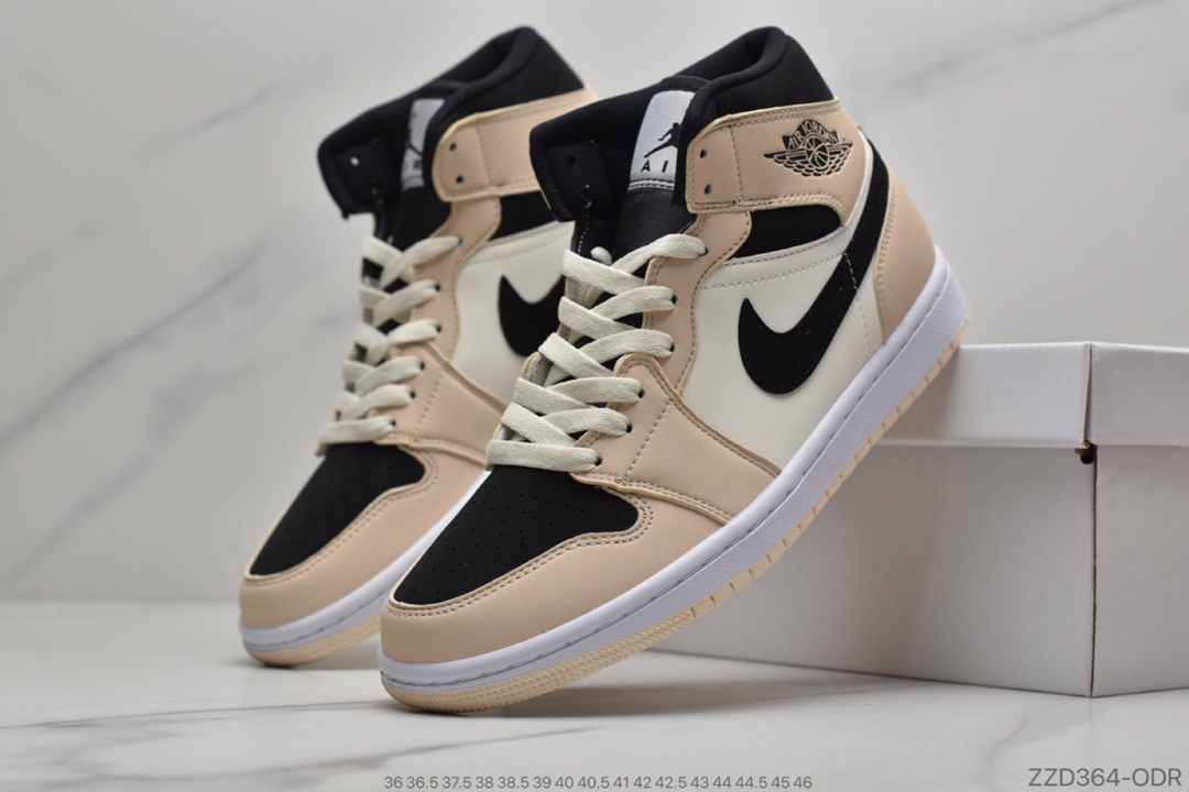 250 公司级Air Jordan 1 Mid “Euro Tour” 乔1中帮麂皮BQ6472-800