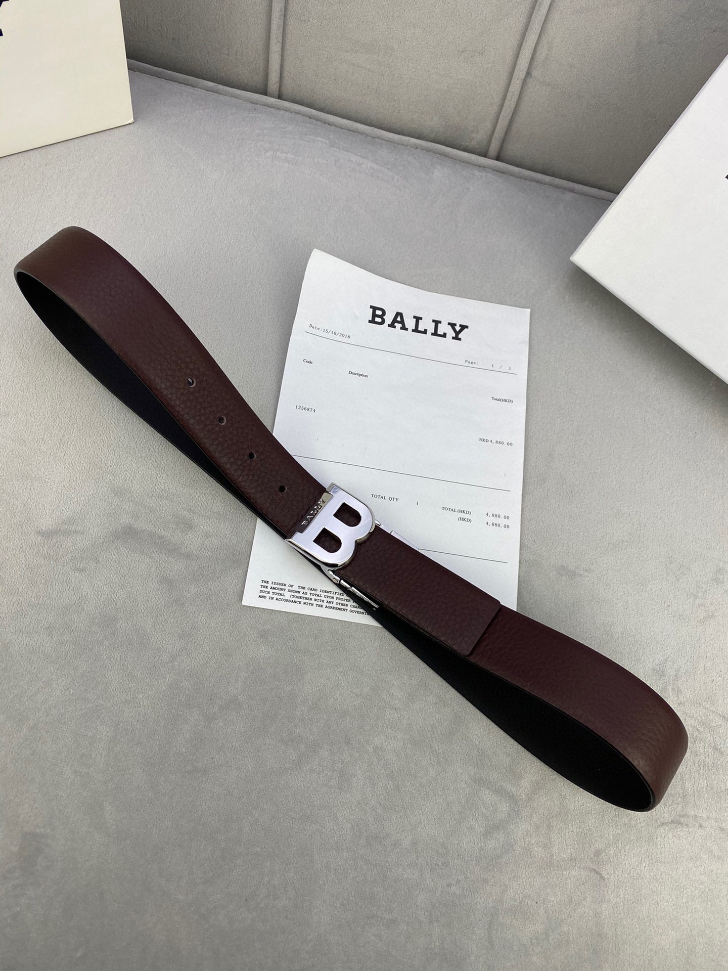 Authentic 3.5cm BALLY Barley Belts: Gold/Silver Buttons, Trim as Needed