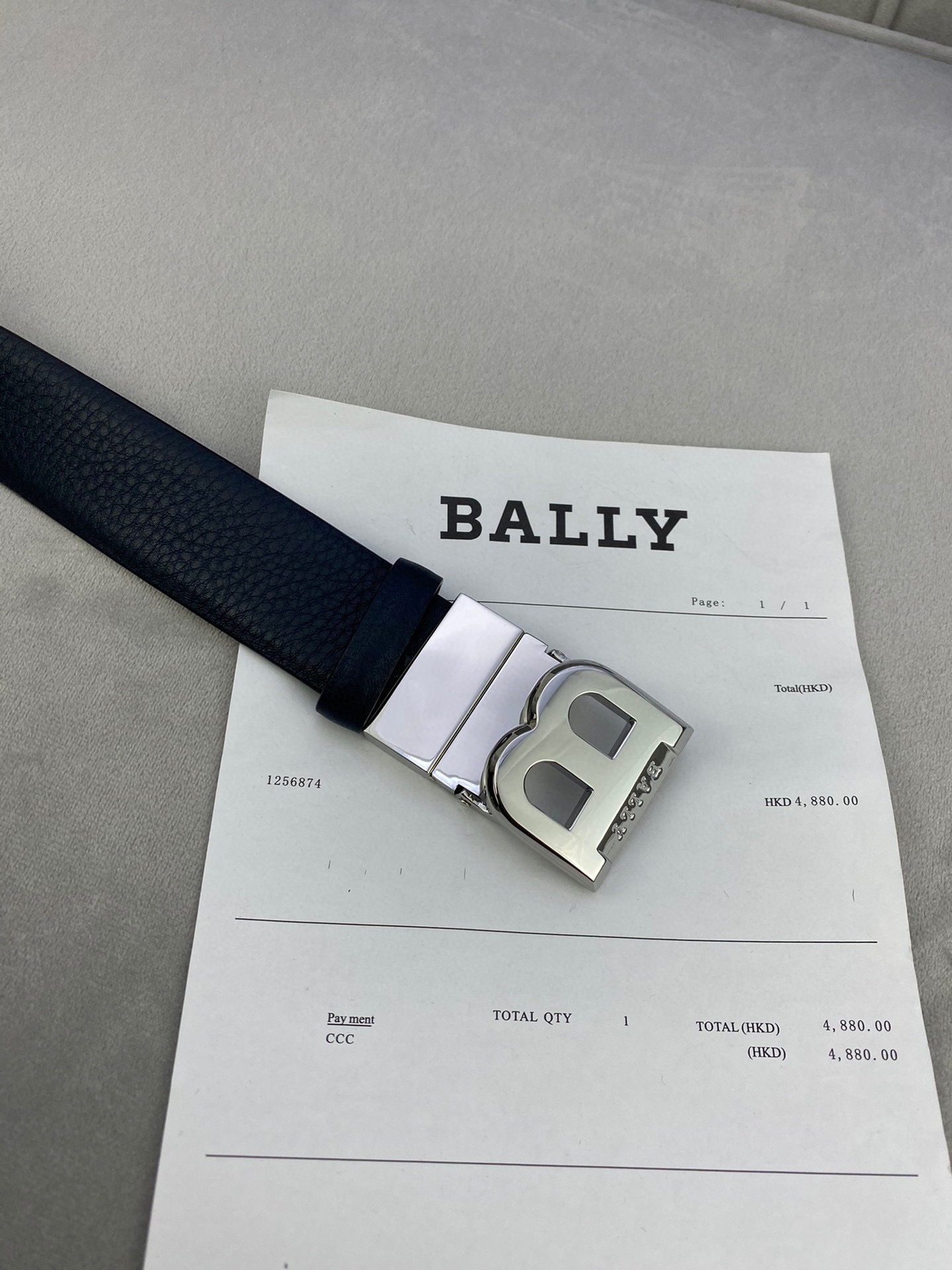 Authentic BALLY Barley Belts: 3.5cm Width with Gold/Silver Buttons for Trimming - 图片 6