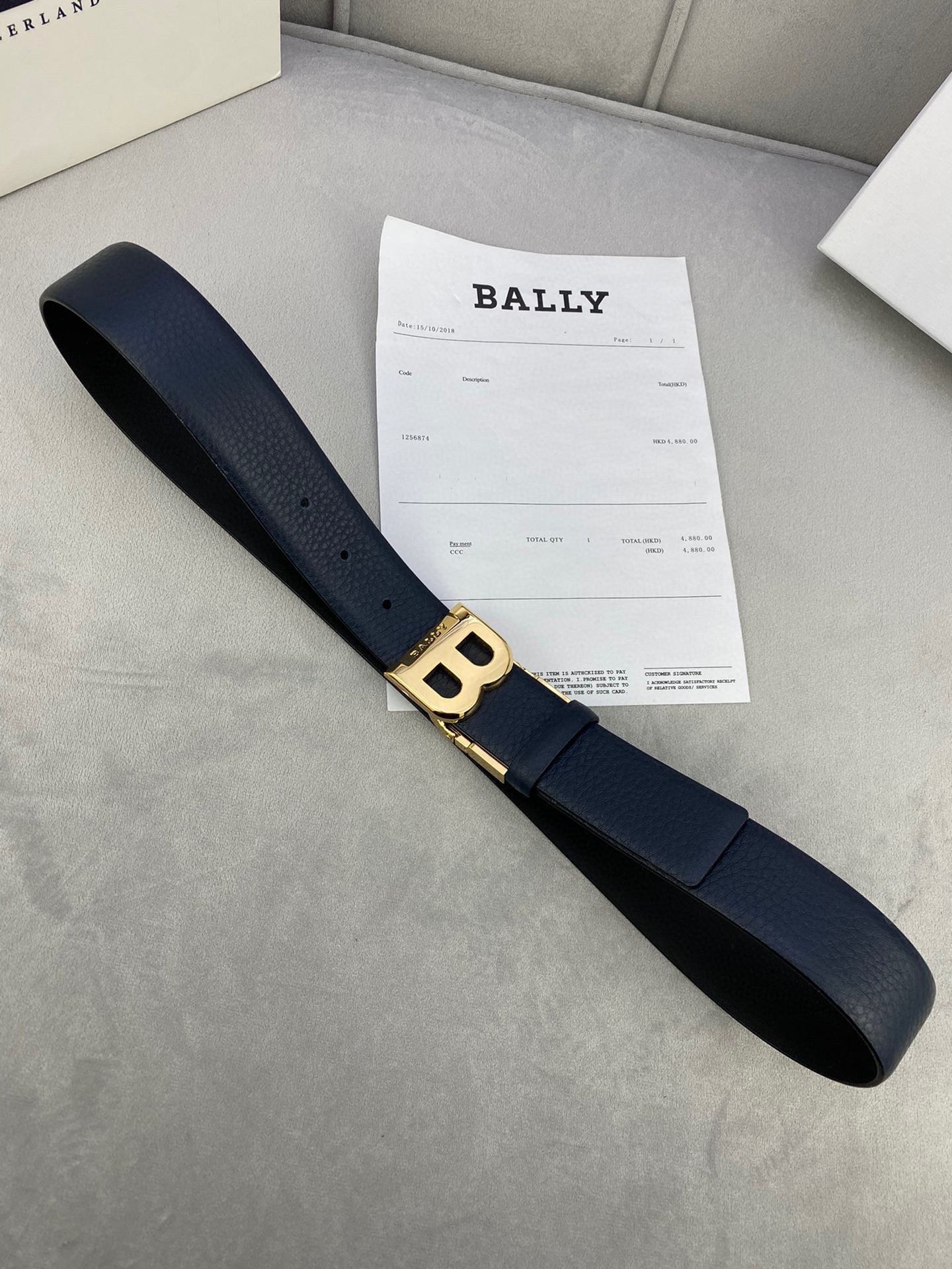 Authentic BALLY Barley Belts: 3.5cm Width with Gold/Silver Buttons for Trimming