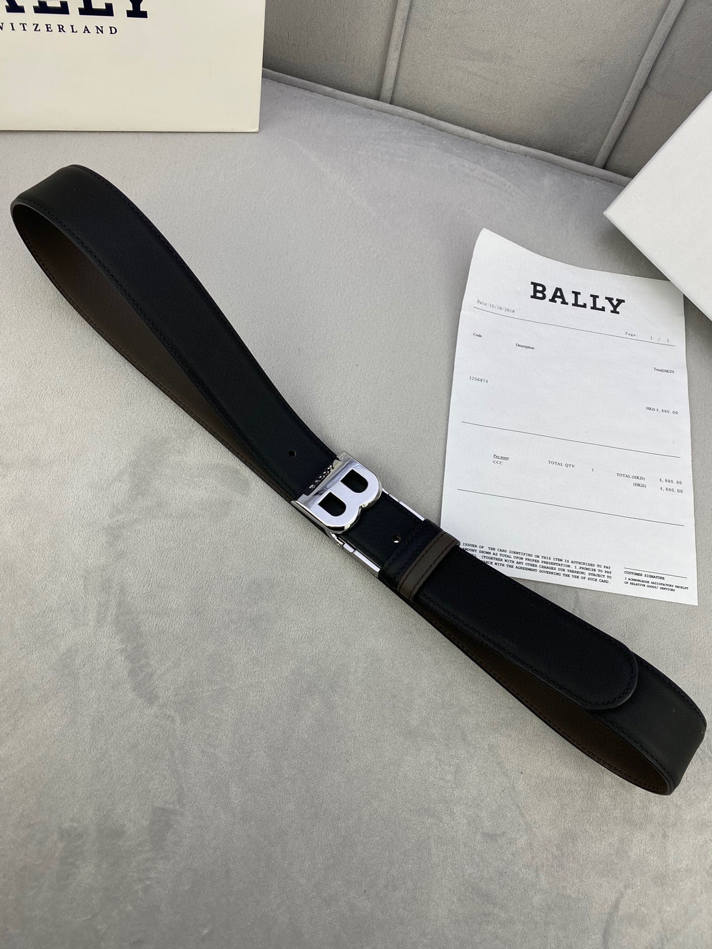 Authentic BALLY Barley Belts: 3.5cm Width with Gold/Silver Buttons for Custom Trimming