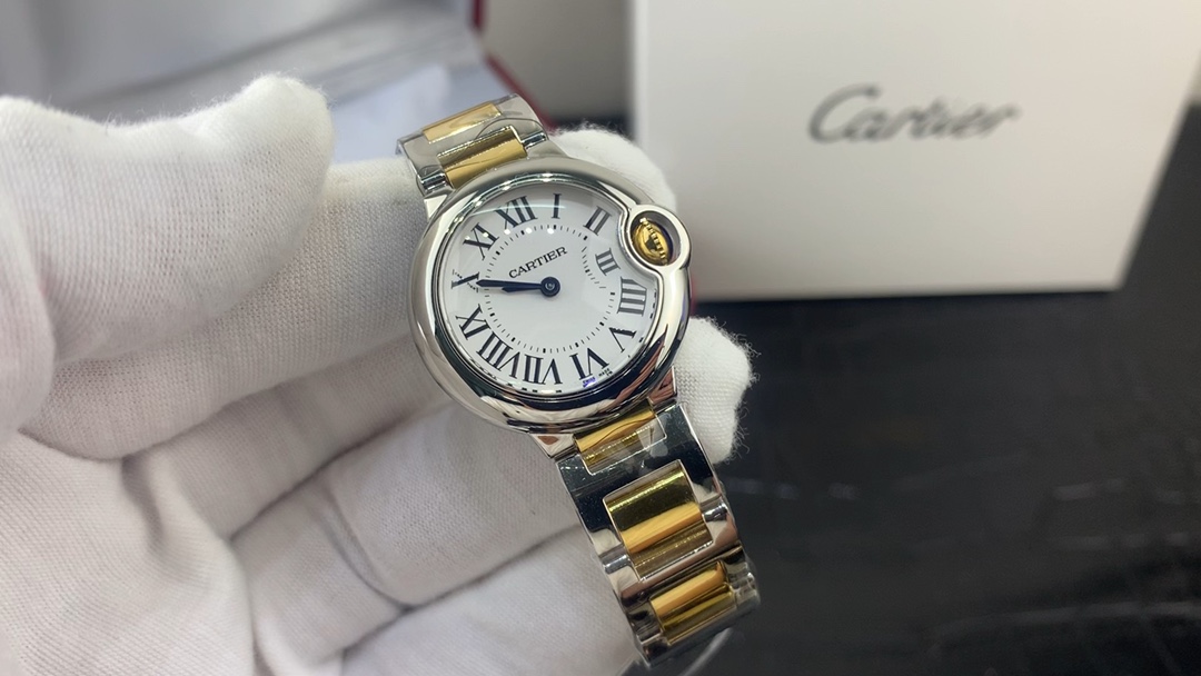 Cartier 皇家 卡地亚蓝气球系列28尺寸女表视频欣赏