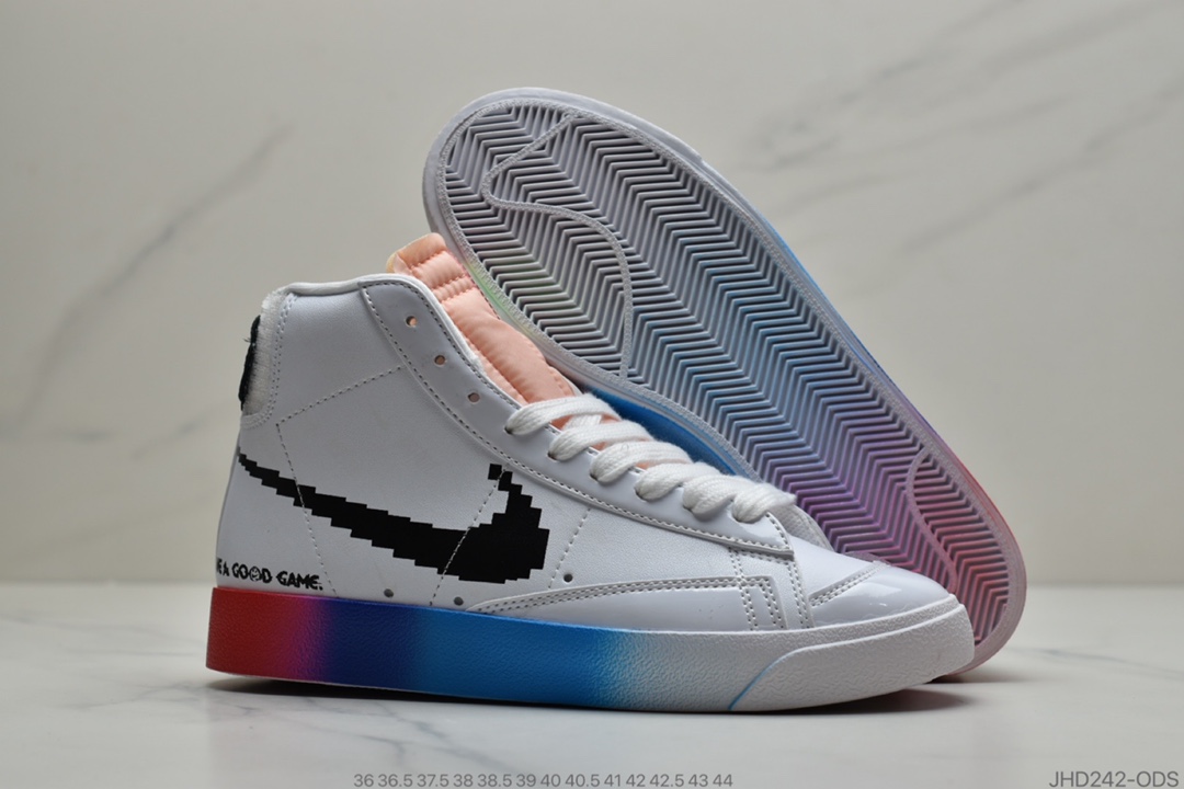 190 公司级耐克Nike Blazer Mid ’77 Vintage“ Have A Good Game”电玩 开拓者高帮休闲板鞋 DC3280-101