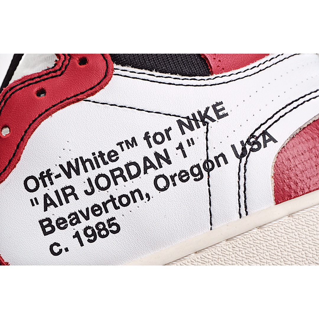 Air Jordan 1 Retro High Off-White Chicago: Classic High-Top Sneakers 9 i1602201308 154 8
