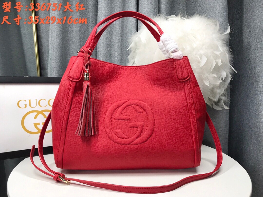 Gucci Soho Red 35x29x16cm everyday