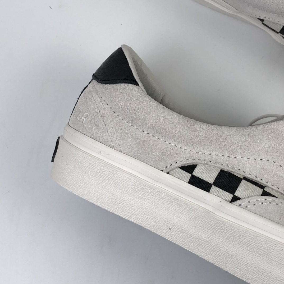 170 Vans Rhude 腰果花麂皮拼接棋盘格低帮复古硫化板鞋 VN0A4UWY17S