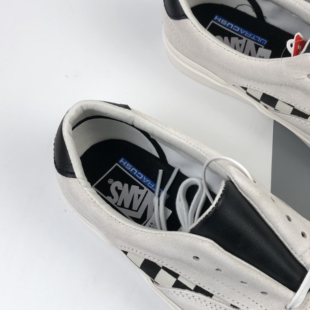 170 Vans Rhude 腰果花麂皮拼接棋盘格低帮复古硫化板鞋 VN0A4UWY17S