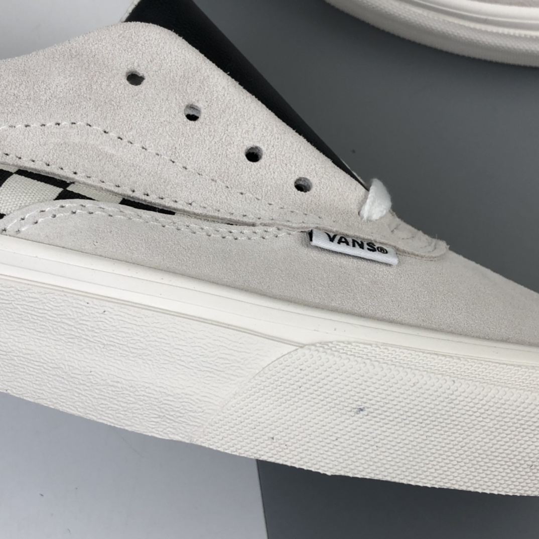 170 Vans Rhude 腰果花麂皮拼接棋盘格低帮复古硫化板鞋 VN0A4UWY17S