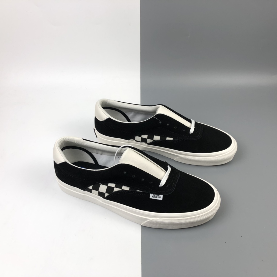 170 Vans Rhude 腰果花麂皮拼接棋盘格低帮复古硫化板鞋 VN0A4UWY17R