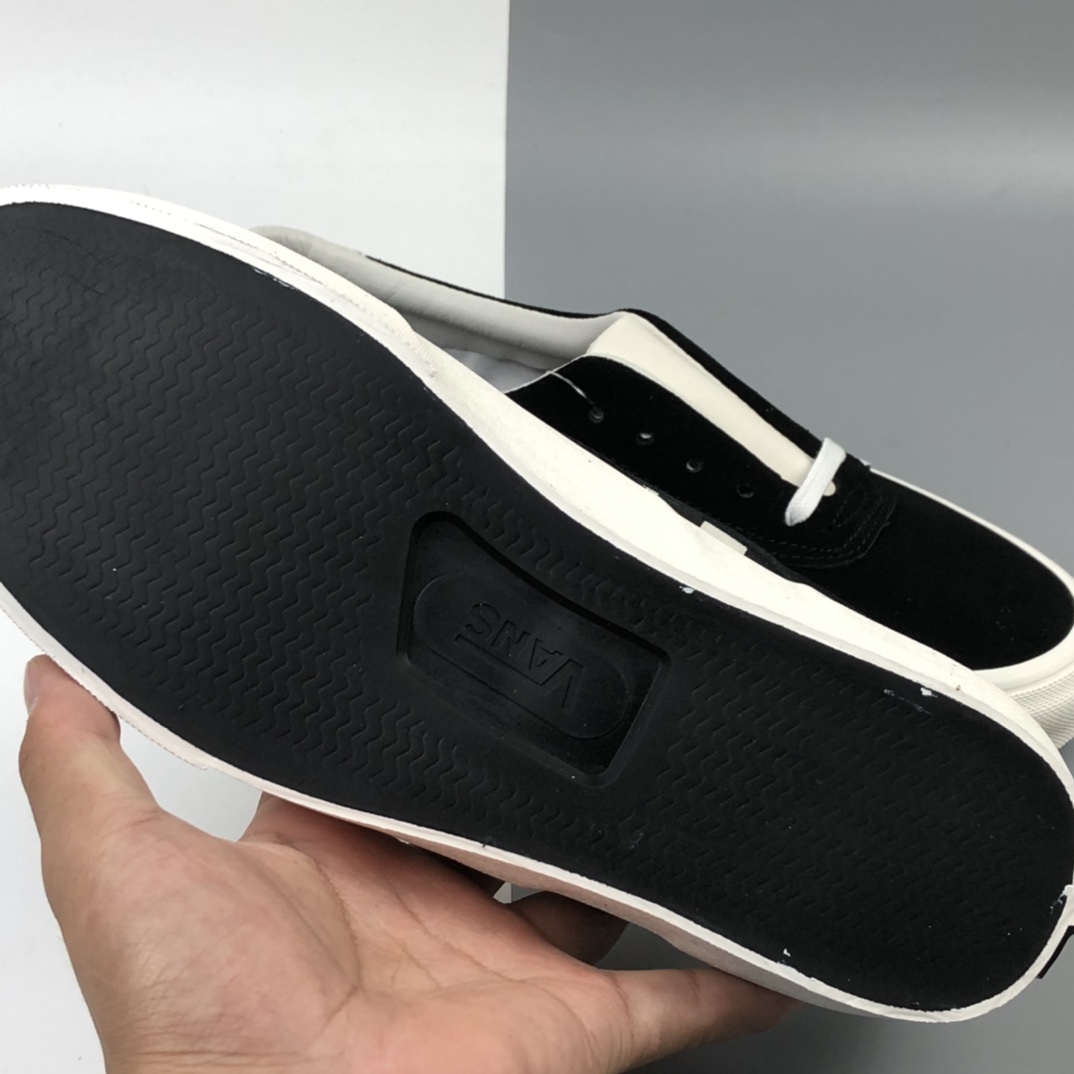 170 Vans Rhude 腰果花麂皮拼接棋盘格低帮复古硫化板鞋 VN0A4UWY17R